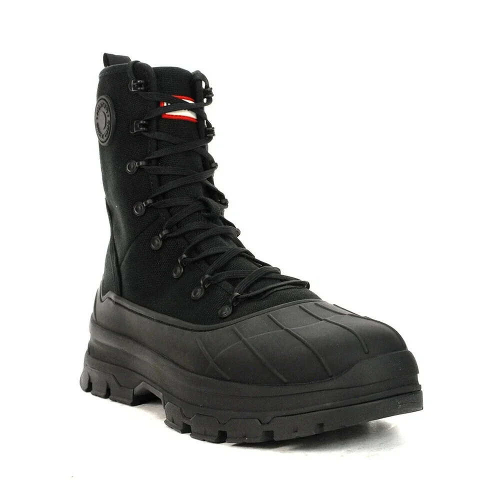 Hunter Explorer Desert MFS1000CNV-BLK Boots Men's US 8 Black Round Toe JOBB1219